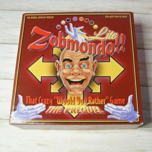 Zobmondo Lite: The Prequel - Fun Family Board Game For Teens & Adults (3-8 Players) - View #3